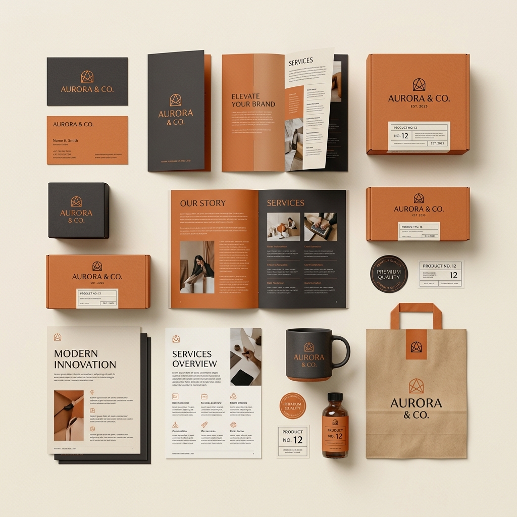 Premium branded print materials